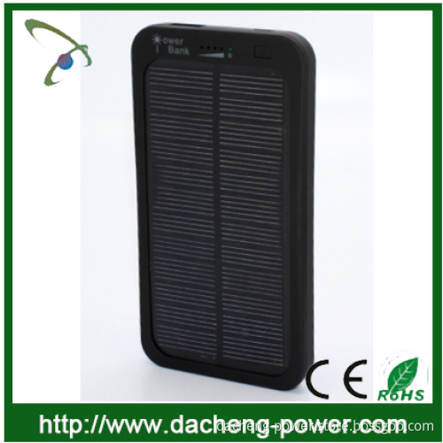 Colorful design solar power bank 5000mAH with CE ROHS FCC